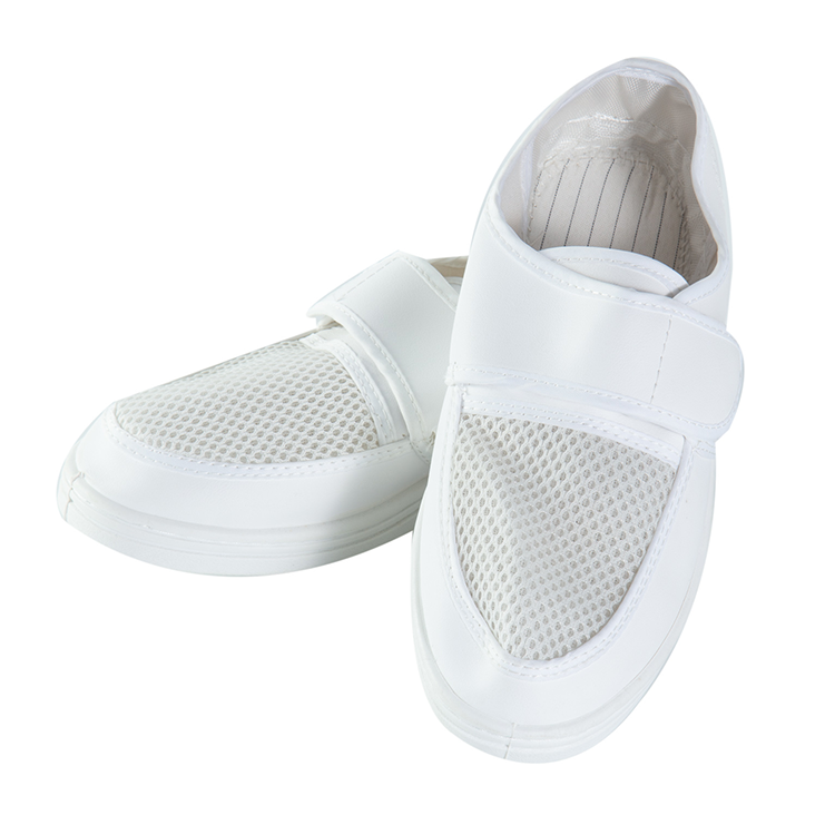 LN-7106 PU Zapatos de trabajo antiestáticos Zapatos de malla ESD de seguridad para salas limpias