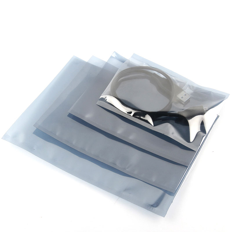 Bolsa antiestática de aluminio con cremallera personalizada que protege la bolsa ESD