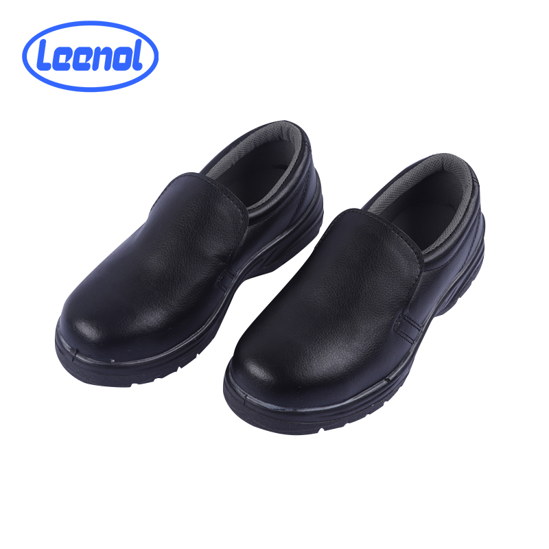 Zapatos de trabajo de seguridad Leenol con punta de acero y suela de acero para salas limpias